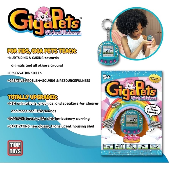 Giga Pets AR Unicorn Virtual Pet Toy - Picture 5 of 6